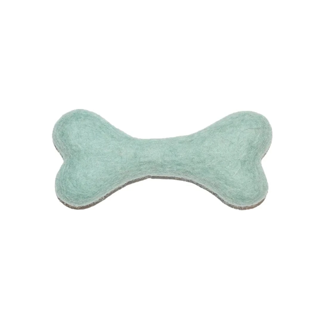 Handcrafted Felt Bone Dog Toy - Image 7