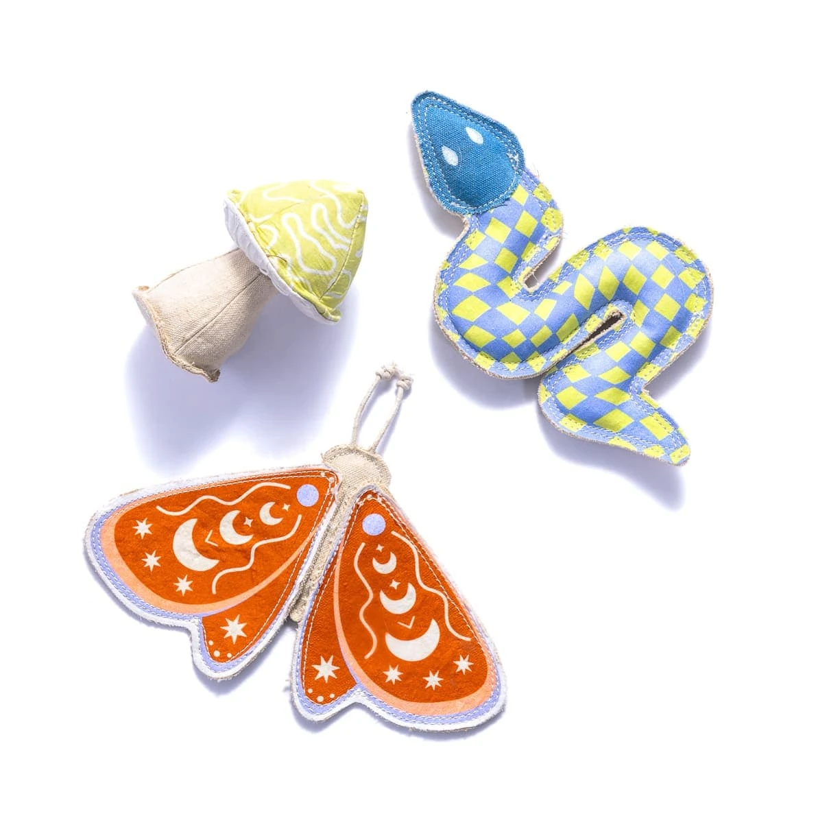 Canvas Luna Moth Dog Toy - Image 3