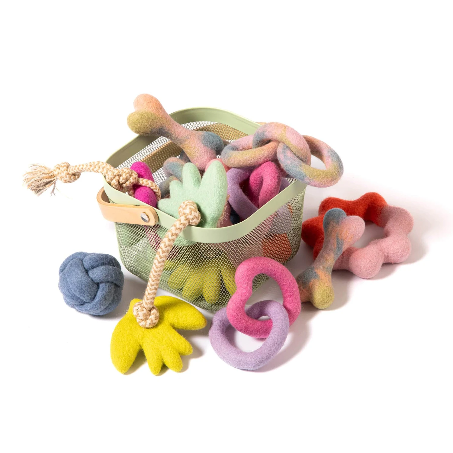 Wiggle Ring Felt Dog Toy - Image 5