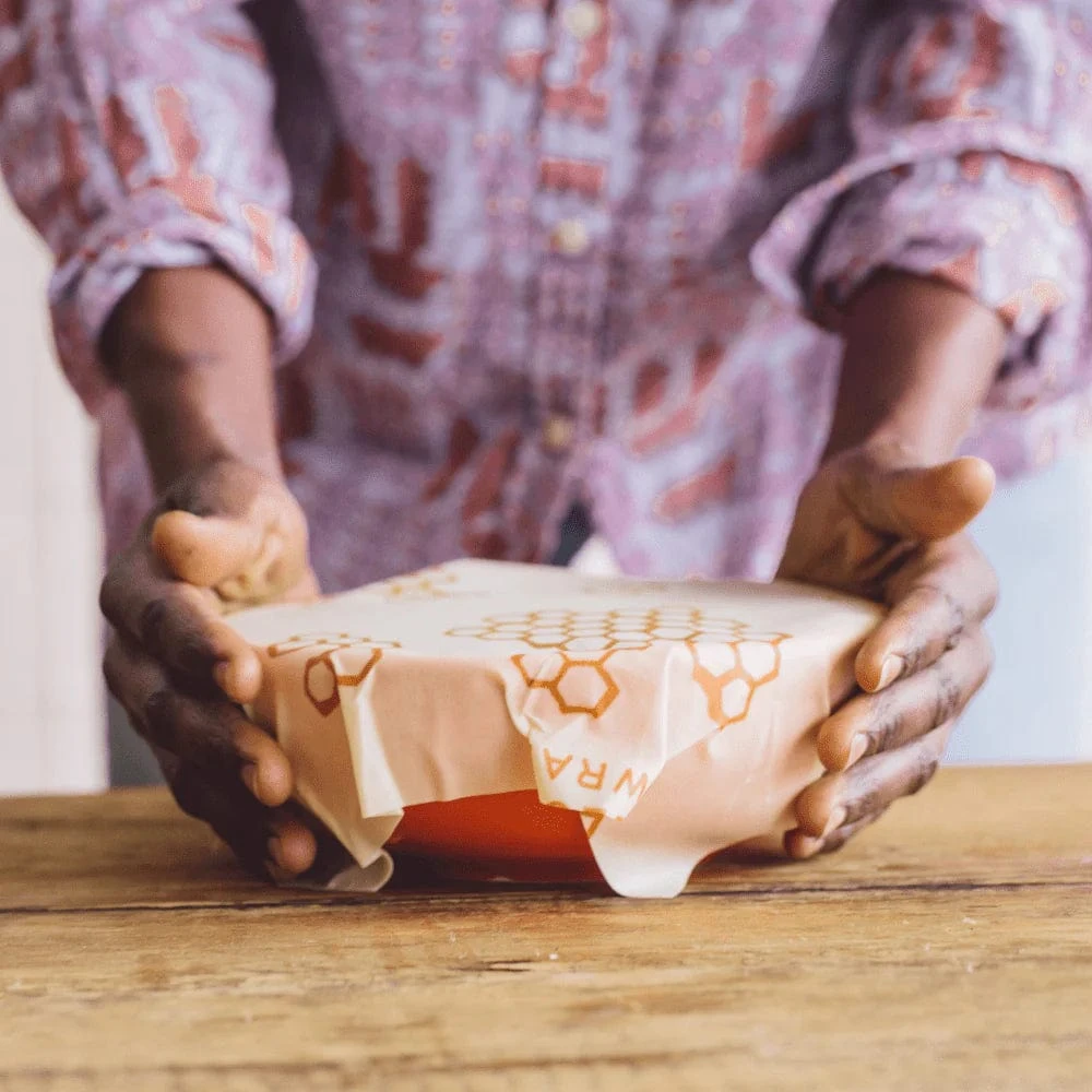 Beeswax Medium 3-Pack Food Wraps - Image 3