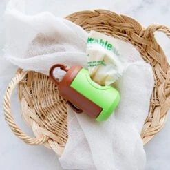 Pet Waste Bag Dispenser - Biodegradable Pet Waste Bags, Leak Proof, Plastic Free