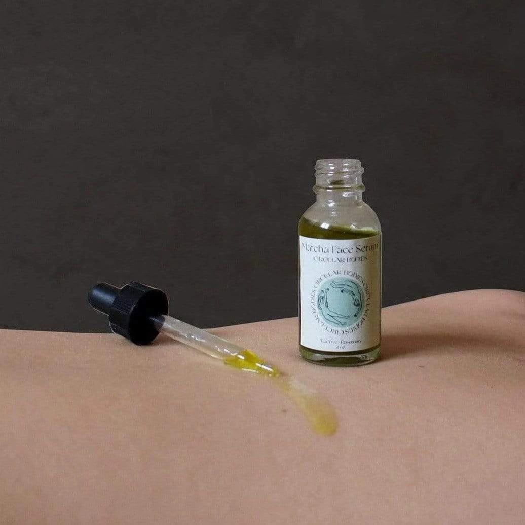 Matcha Serum For Face & Hair - Vegan, Organic, Sensitive Skin, 2 Oz. - Image 2