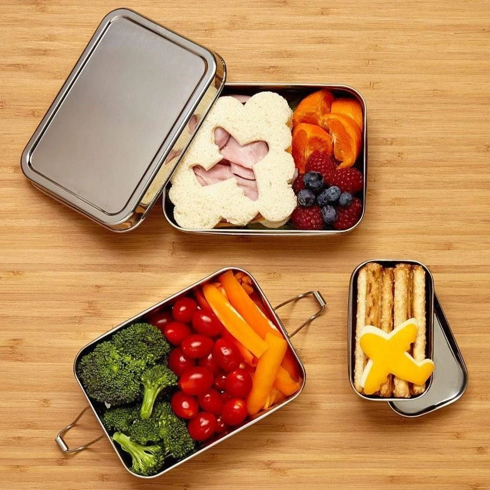 3-in-1 Classic Stainless Steel Lunchbox - Image 3