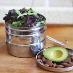 Tri Bento Tiffin - 3-Layered Lunchbox