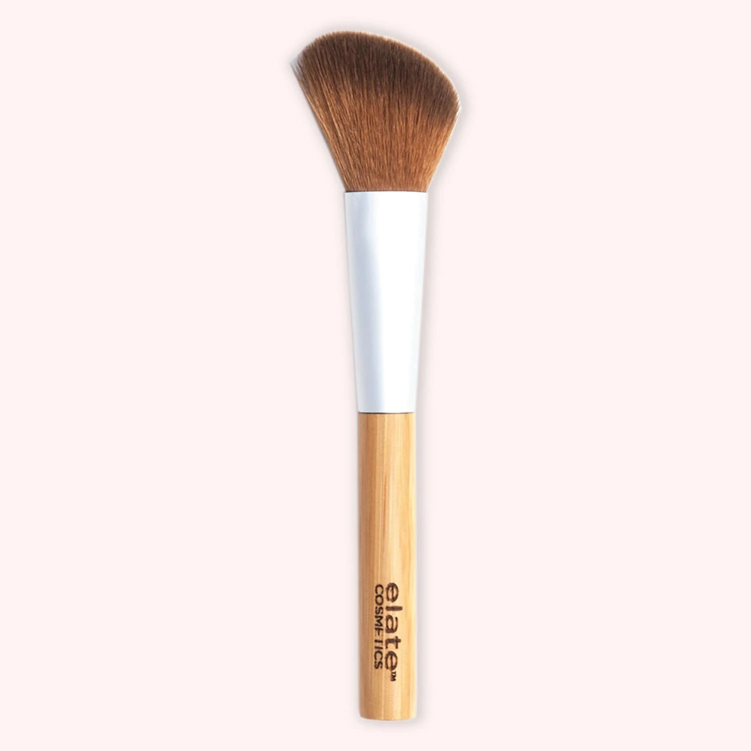 Cheek And Contour Brush - Zero Waste Makeup Brush,Vegan, Bamboo + Taklon - Image 2