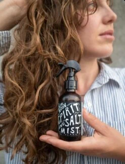 Spirit And Salt Hair Mist - Vegan, Organic, Hyaluronic Acid, 4 Fl. Oz.