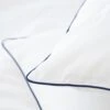 Piped Soft & Cozy Sateen Fitted Sheet Set (3-piece)