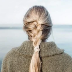 Plastic Free Organic Hair Ties - 6 Colors, Sustainable Hair Ties, Organic Cotton, Natural Rubber