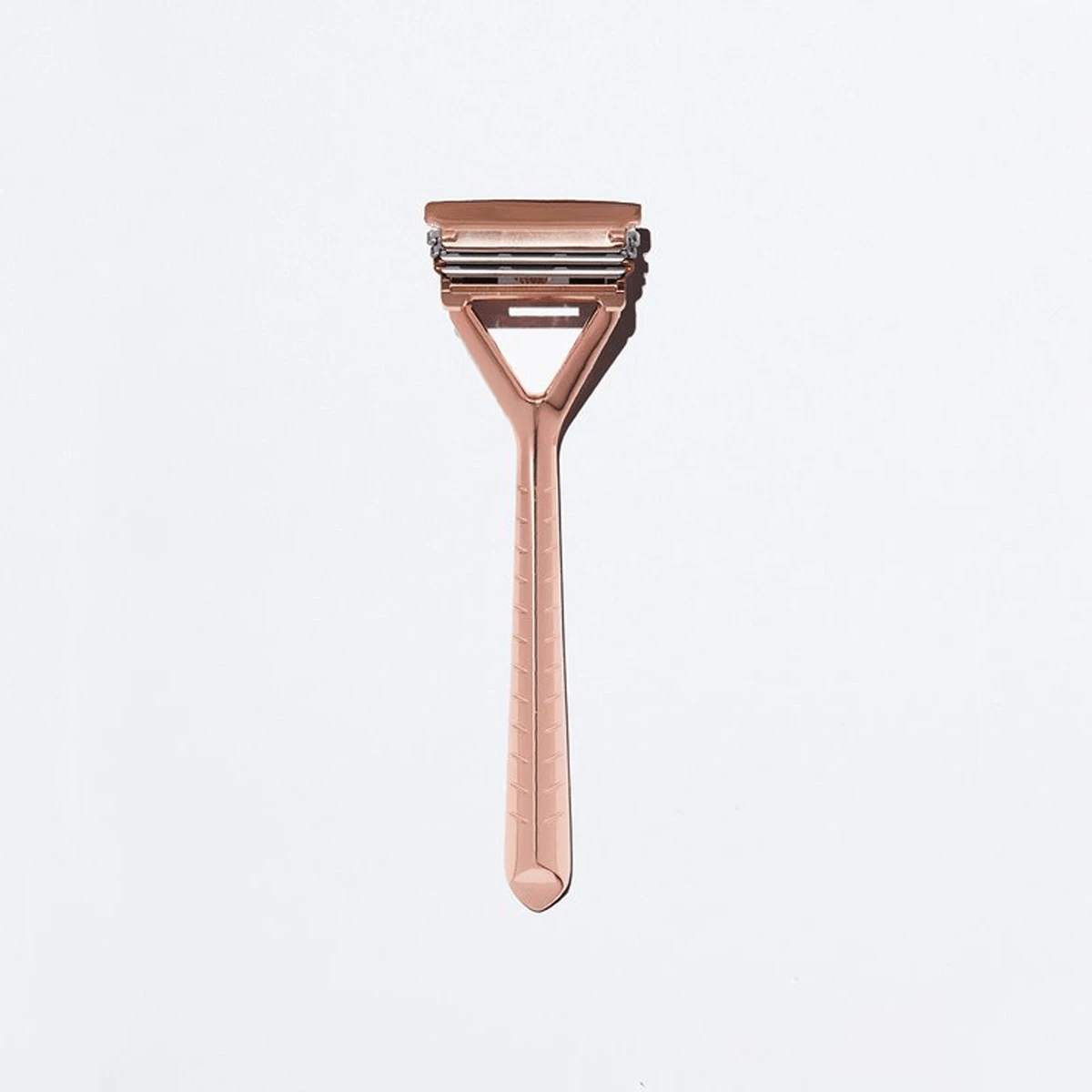 Pivoting Head Stainless Steel Razor - Triple-Head Razor - Image 4