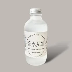 Calm Cleanse Gentle Face Wash And Toner + Hyaluronic Acid, Micellar Water, And Organic Rose