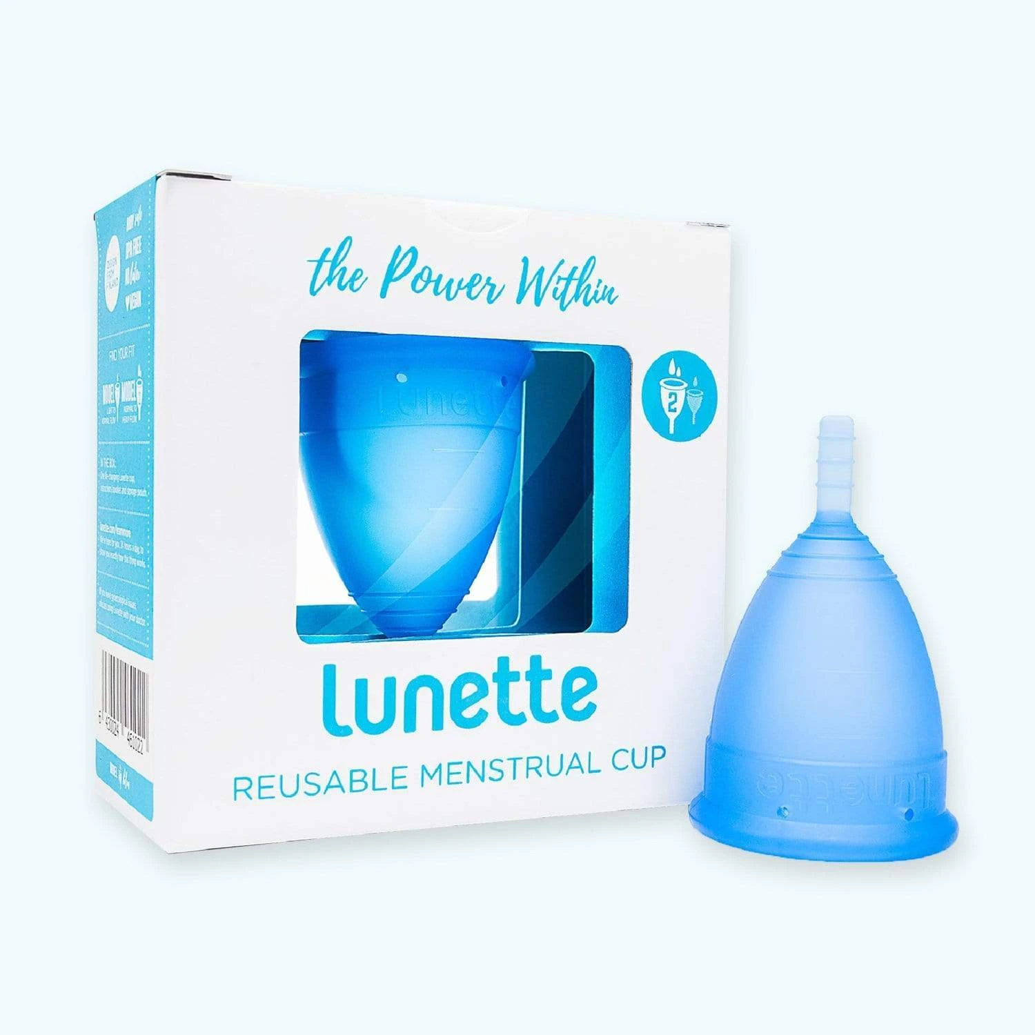 Menstrual Cup - Reusable Period Cup, BPA Free, Latex Free, Vegan, 2 Sizes & Colors - Image 2