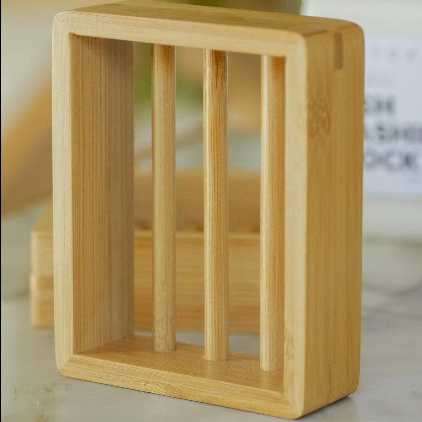 Bamboo Soap Shelf - Bamboo Soap Dish, Zero Waste, Compostable - Image 6