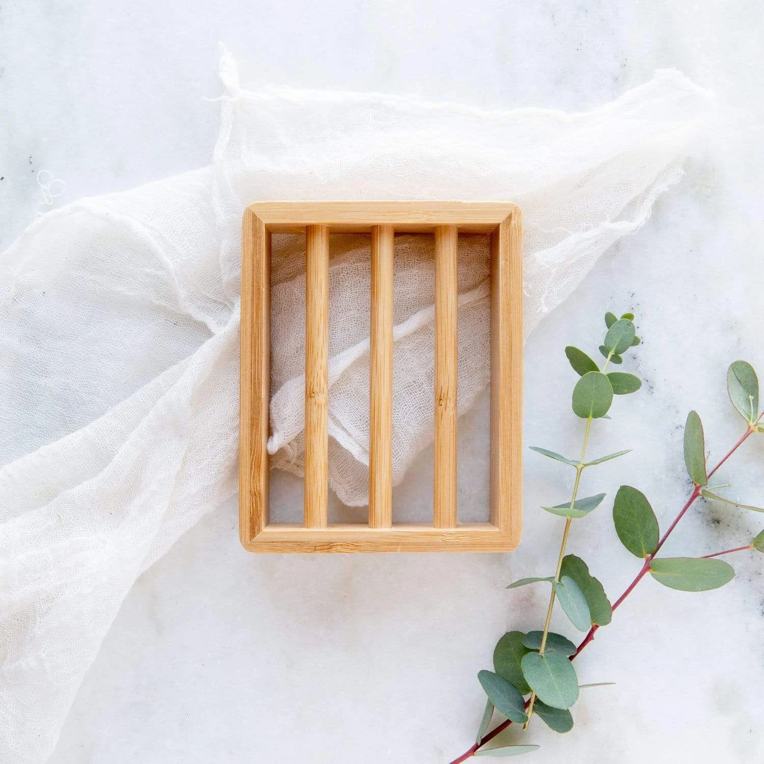Bamboo Soap Shelf - Bamboo Soap Dish, Zero Waste, Compostable