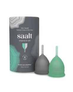 Saalt Twin Pack – Menstrual Cups (Original + Soft)