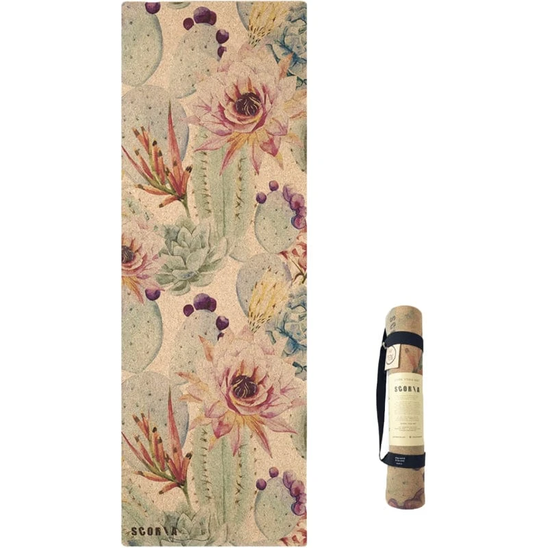 Botanicals Cork Yoga Mat 4.5mm - Image 2