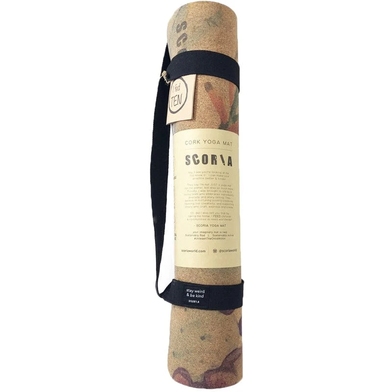 Botanicals Cork Yoga Mat 4.5mm - Image 4