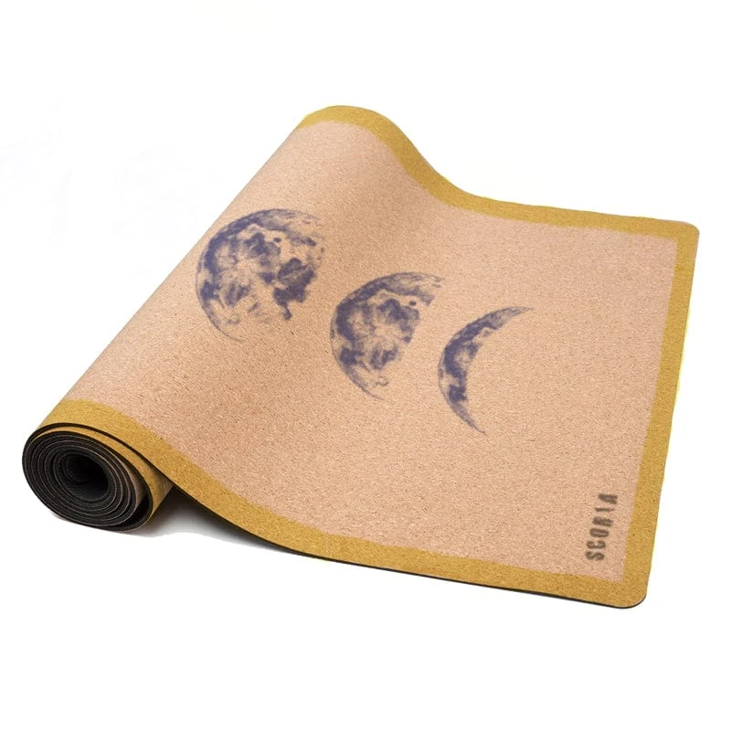 Moon Phases Cork Yoga Mat 4.5mm - Image 3