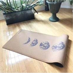 Moon Phases Cork Yoga Mat 4.5mm