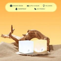 Helix Hybrid Collapsible Solar-Powered Origami Lantern